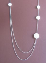 Collier Straueneischale 925er Silber