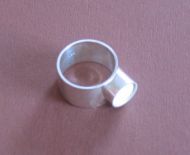 Ring Straueneischale 925er Silber